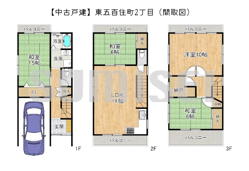 東五百住町2丁目37（中古2280万）ブログ用