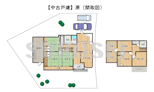 【中古戸建】大字原！広々約110坪の敷地！