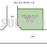 【売土地】深沢町1丁目！北西角地で日当たり良好！