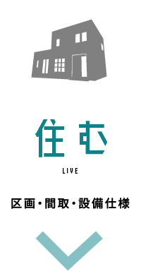 住む